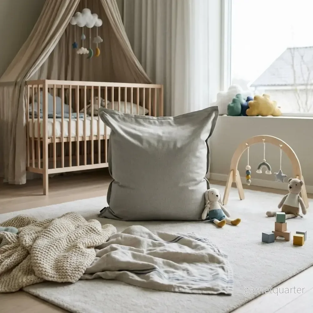 1me Nordic saccosäck barn för skola & sittkudde OEKO-TEX ® Silver 1me Nordic saccosäck barn för skola & sittkudde OEKO-TEX ® Silver