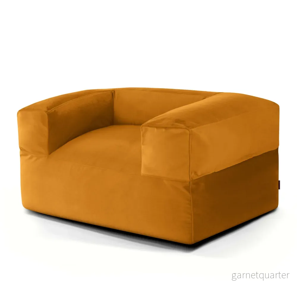 Sittsäck MooG Barcelona Mustard
