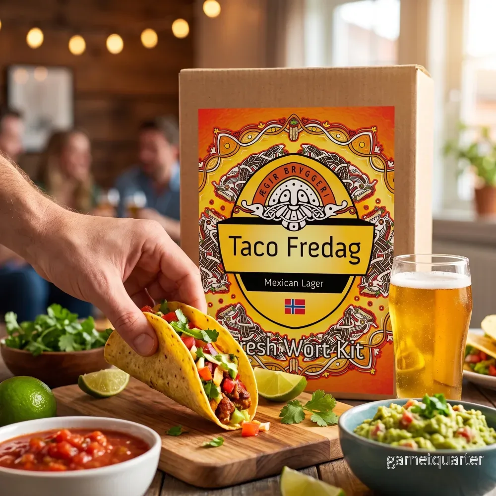 Ægir Taco Fredag Mexican Lager – 20L Fresh Wort Kit - Bild 2