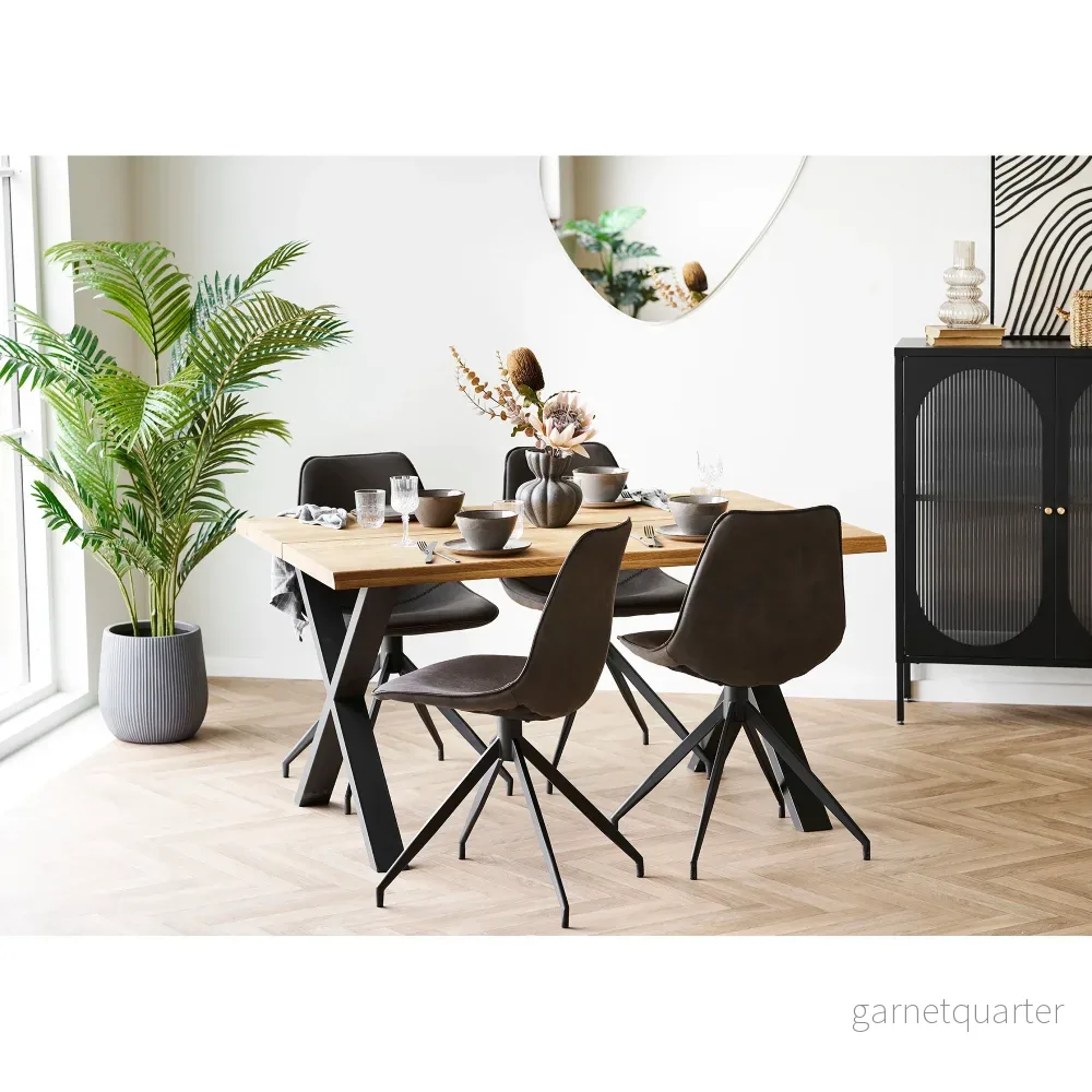 House Nordic Toulon & Monaco matgrupp med 4 stolar - Bild 2