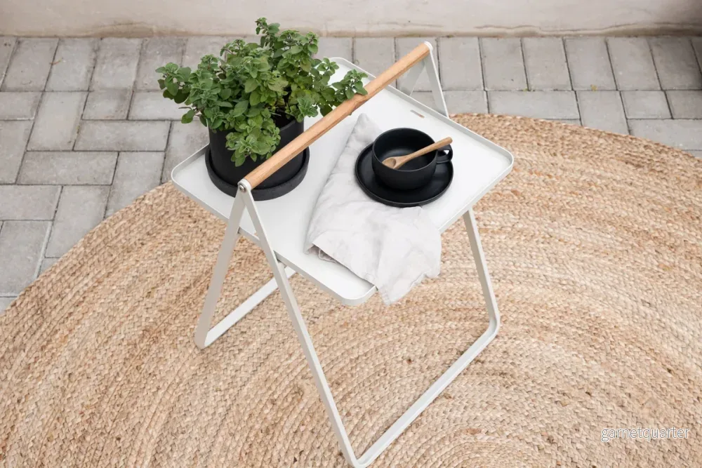 Clarin sidobord, vit
