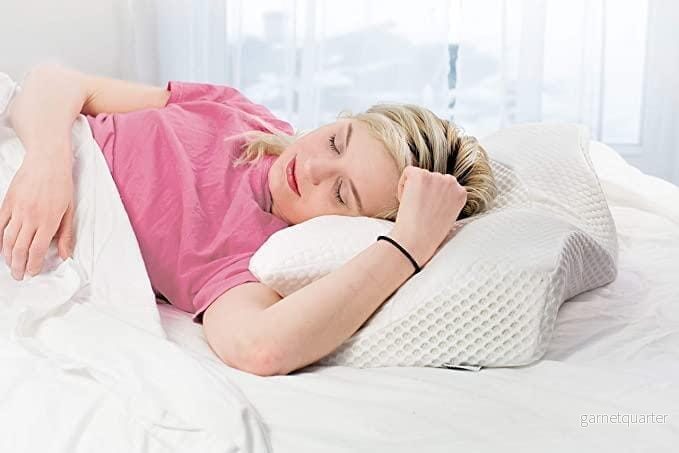Elviros ergonomiska huvudkudde för optimal sovkomfort - för dig som sover på mage/sida - Bild 2