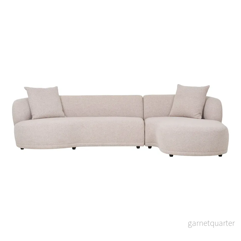 House Nordic Kingston loungesoffa – högervänd, natur House Nordic Kingston loungesoffa – högervänd, natur