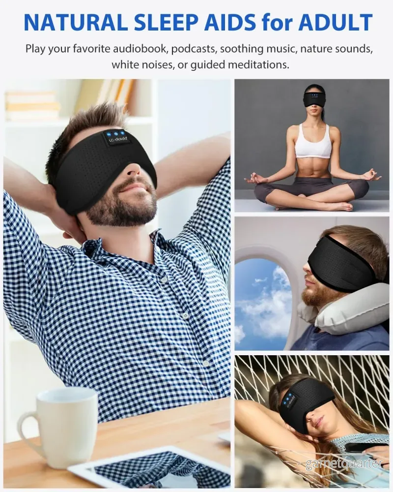 ENJOY Sovmask med Bluetooth – Kylande & perfekt för djup och avslappnande sömn - Bild 3