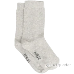 Wheat Socks Plain Melange Grey Wheat Socks Plain Melange Grey