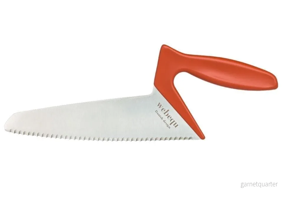 Ergonomisk brödkniv med mjuk touch – Unik design i världsklass. 5 färger Orange