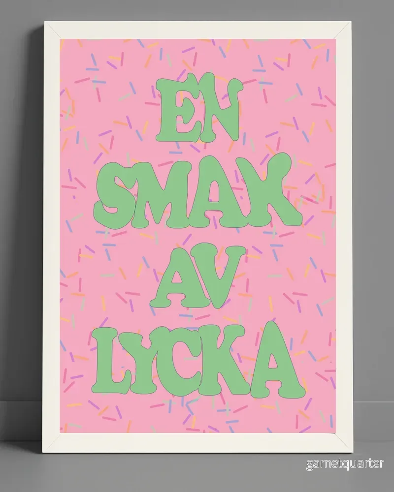 En smak av lycka – Retroposter
