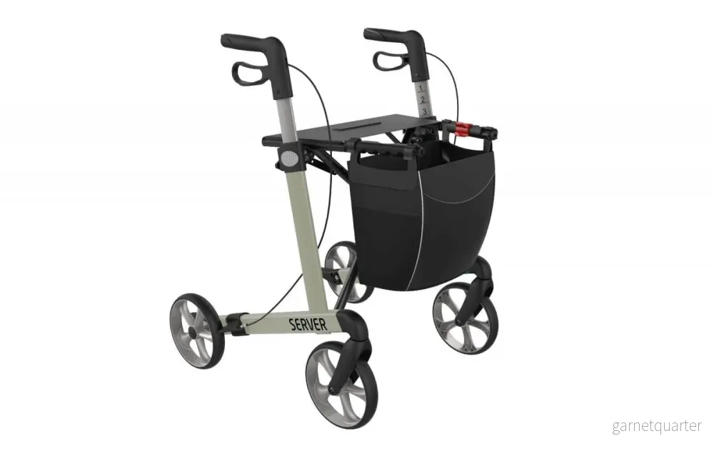 ”SERVER” aluminiumrollator – smart, lätt och klassisk. 6 vackra färger ”SERVER” aluminiumrollator – smart, lätt och klassisk. 6 vackra färger
