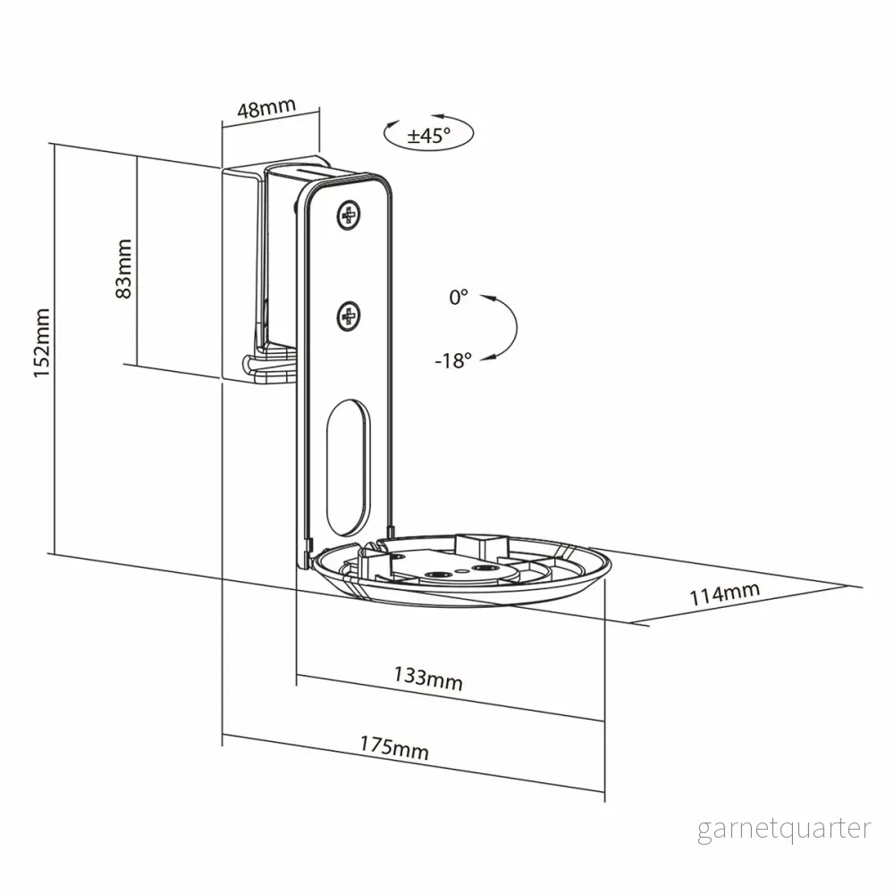 Högtalarfäste Sonos Era100 svart - Bild 2