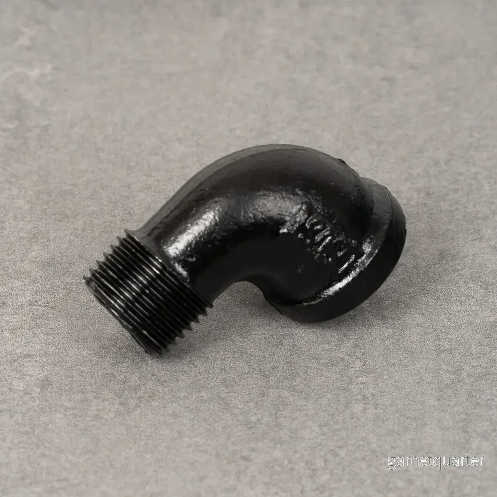 Rörböj 90° m/f – 20 mm – Svartlackerad Rörböj 90° m/f – 20 mm – Svartlackerad