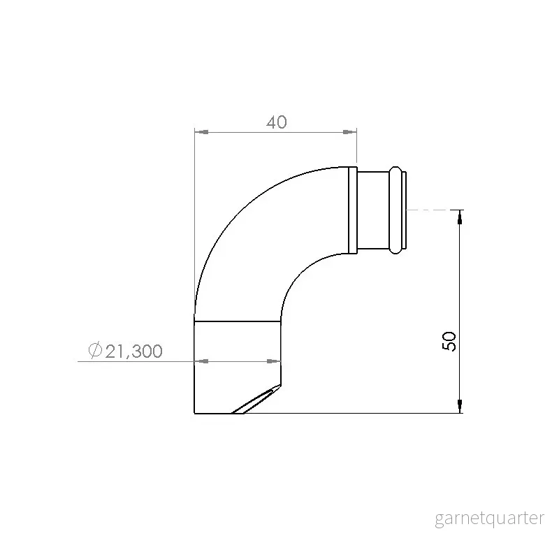 Dip Tube / Siphon for Speidel Braumeister - 50mm - BacBrewing - Bild 2