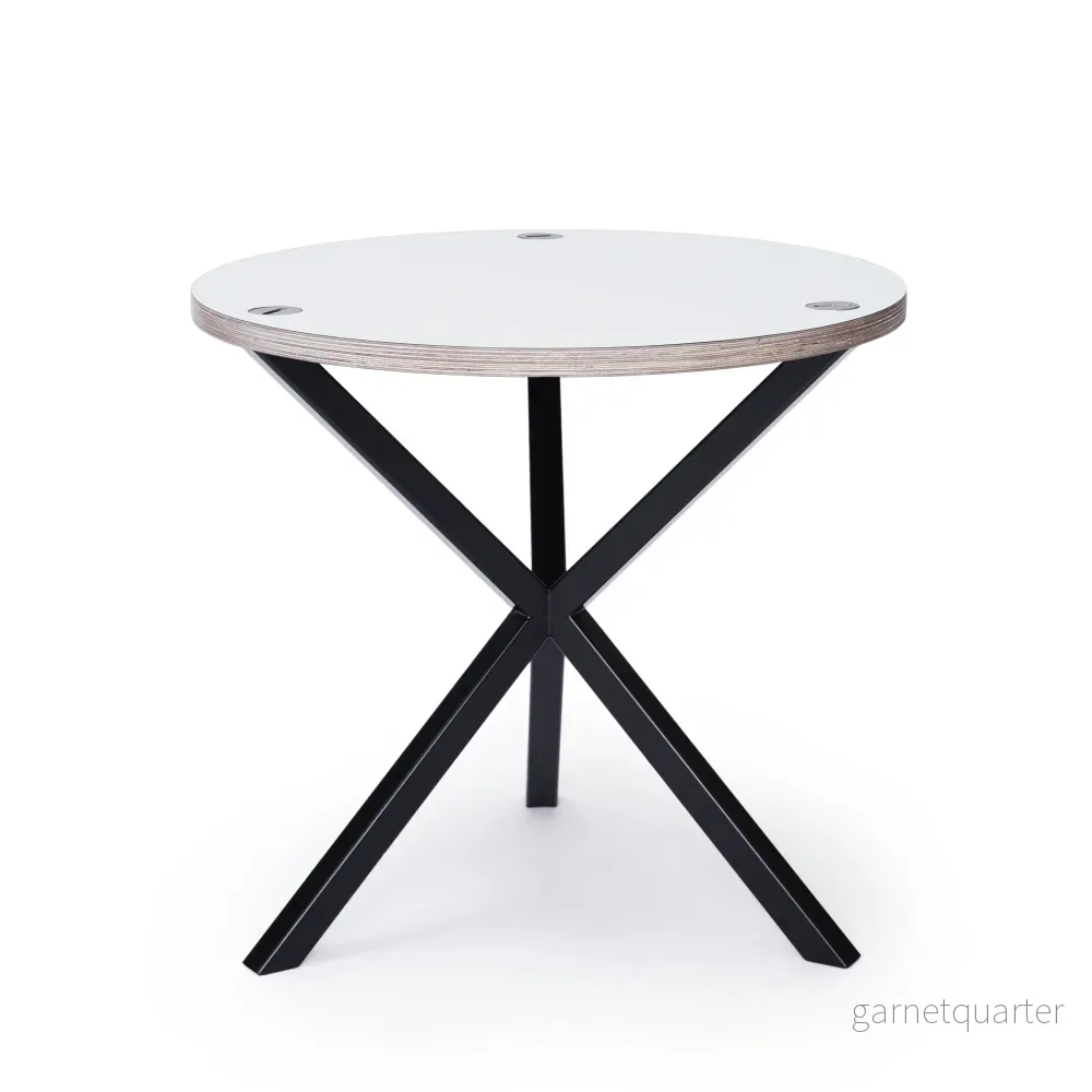 NEB Round Side Table With Top In Laminate NEB Round Side Table With Top In Laminate