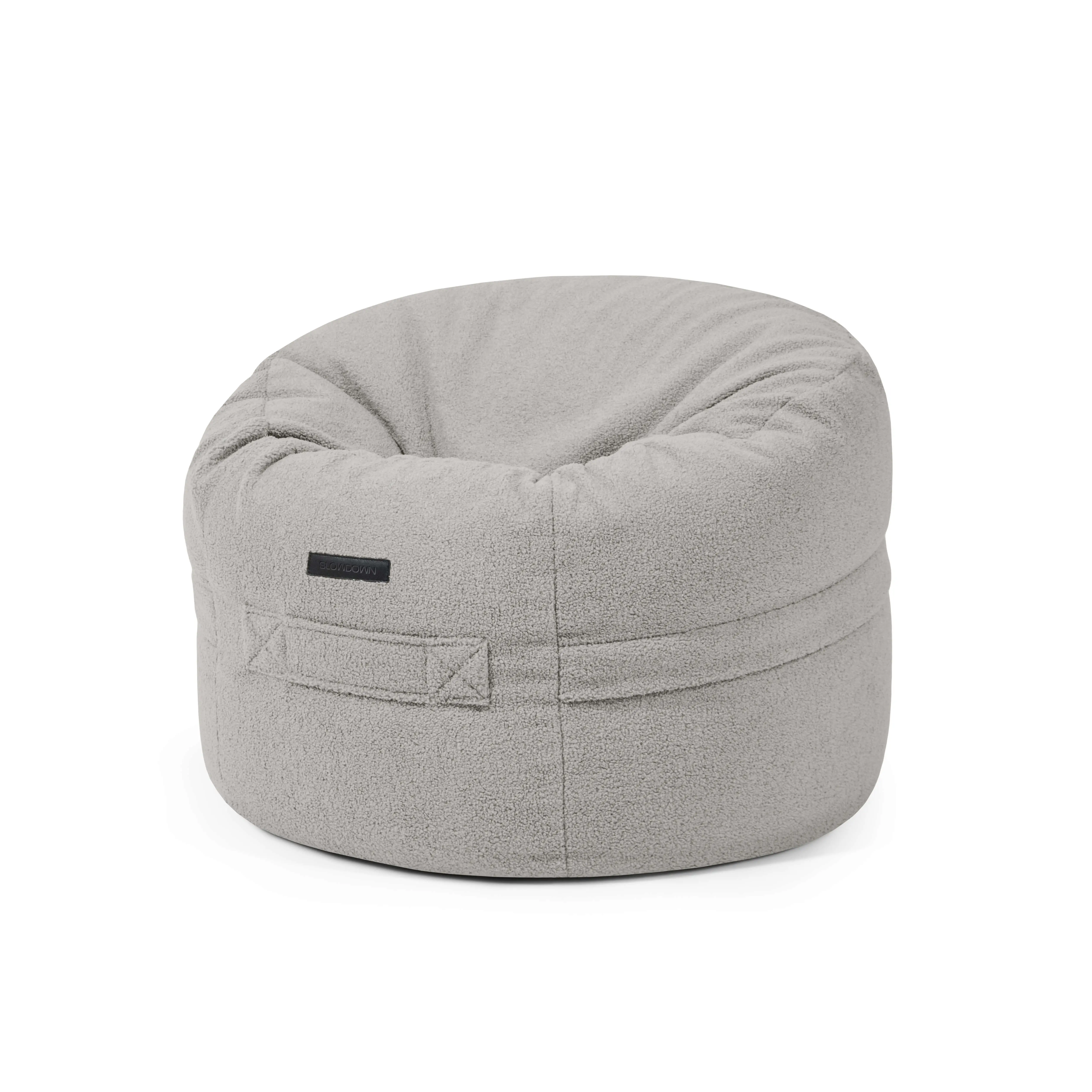Barnfåtölj Roll 80 Teddy White Grey Barnfåtölj Roll 80 Teddy White Grey