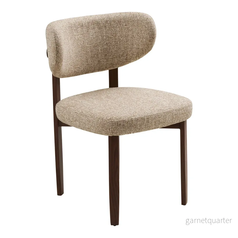House Nordic Recco matstol ljusbrun/mörkbrun 2-pack