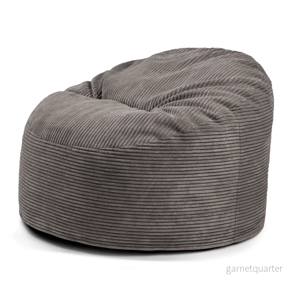 Barnfåtölj Sittsäck Om 85 Waves Dark Grey - Bild 2