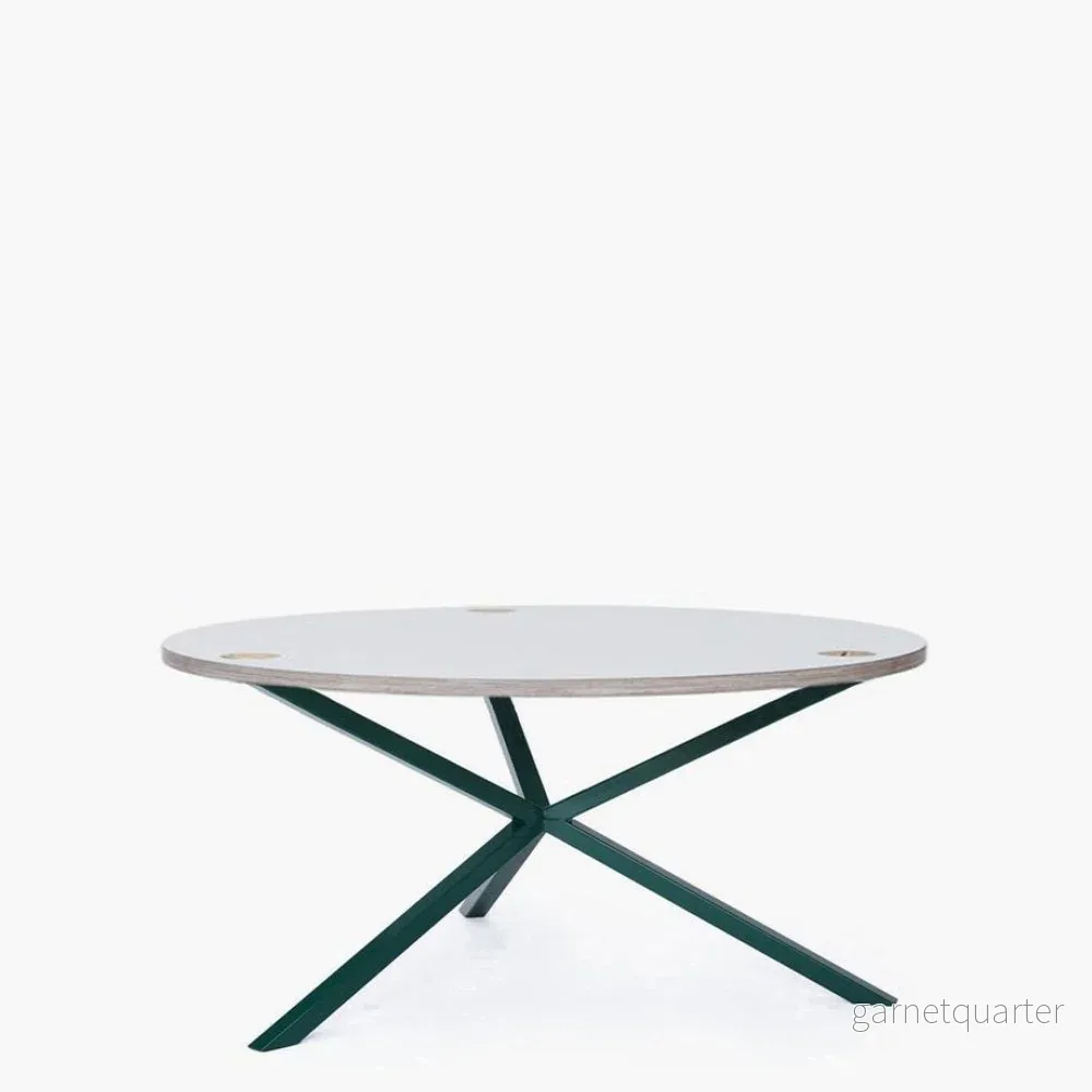 NEB Round Coffee Table with Top In Laminate NEB Round Coffee Table with Top In Laminate