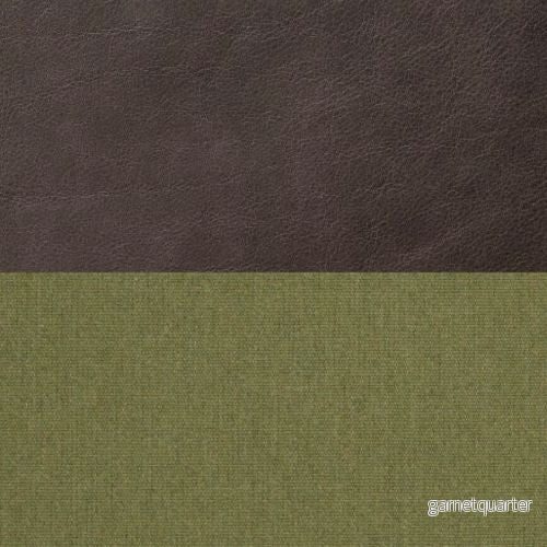 Vintage Dark Chocolat/Grön Heritage Leaf (3cm)
