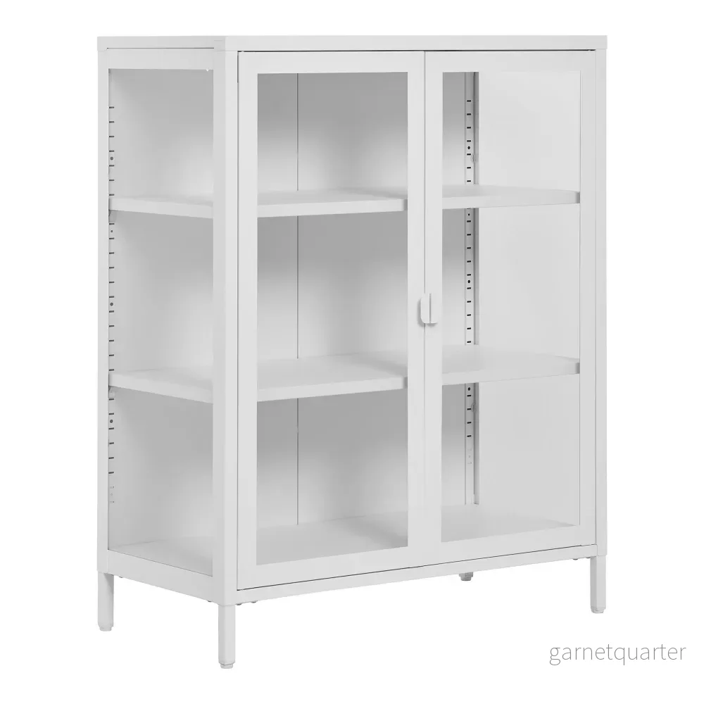 House Nordic Brisbane vitrinskåp – vit, 80 × 40 × 101 cm - Bild 2