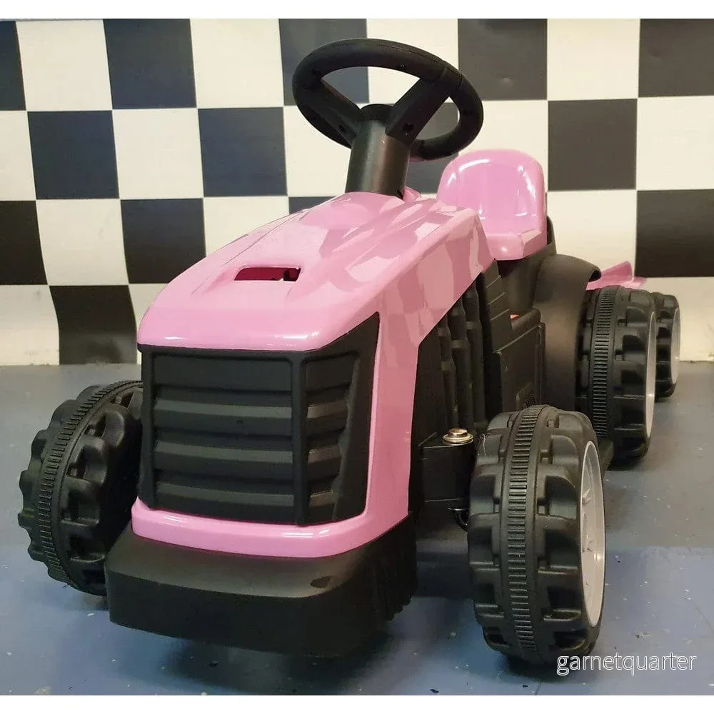 Cars4Kids Eltraktor med Släpvagn - Bild 2