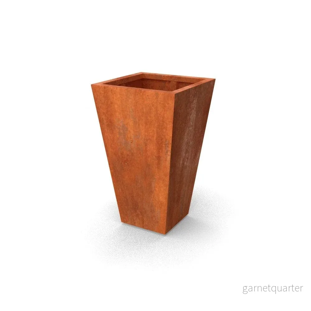 Geroba Blomlåda Vaso Corten 60x60x100cm