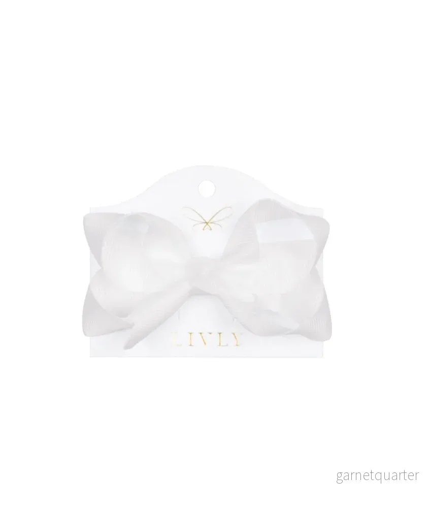 Livly Medium Bow Snow Angel Livly Medium Bow Snow Angel