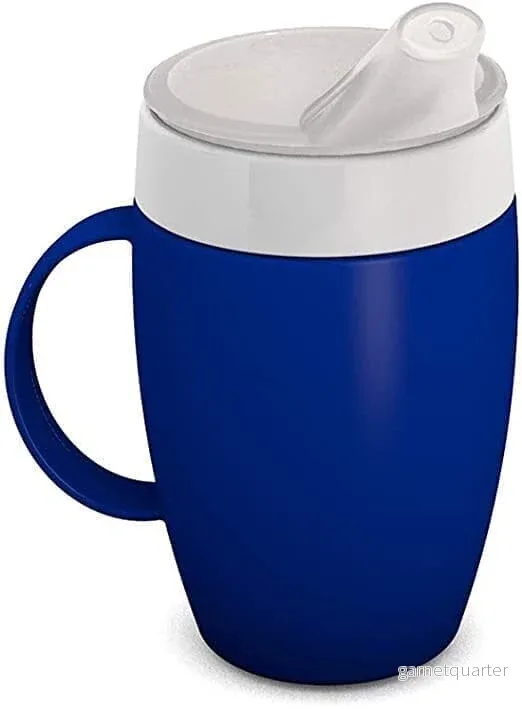 Ergonomisk drickskopp med ett handtag och drickspip – 3 olika färger Ergonomisk drickskopp med ett handtag och drickspip – 3 olika färger