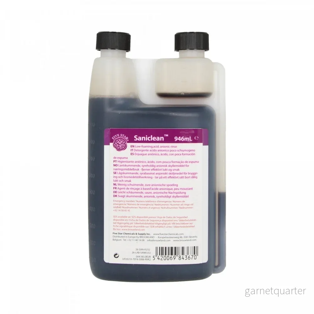 Saniclean 32 oz (9,4dl) lågskummande sköljmedel Saniclean 32 oz (9,4dl) lågskummande sköljmedel