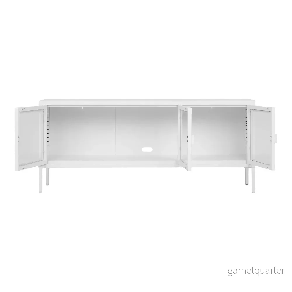 House Nordic Brisbane tv-bänk – vit, 130 × 40 × 55 cm - Bild 3