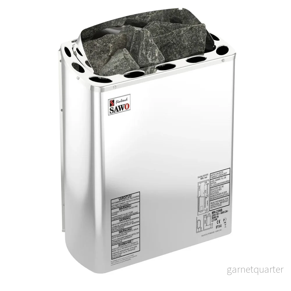 SAWO Elektriskt Bastuaggregat Rostfri Mini X Premium 3P-1P