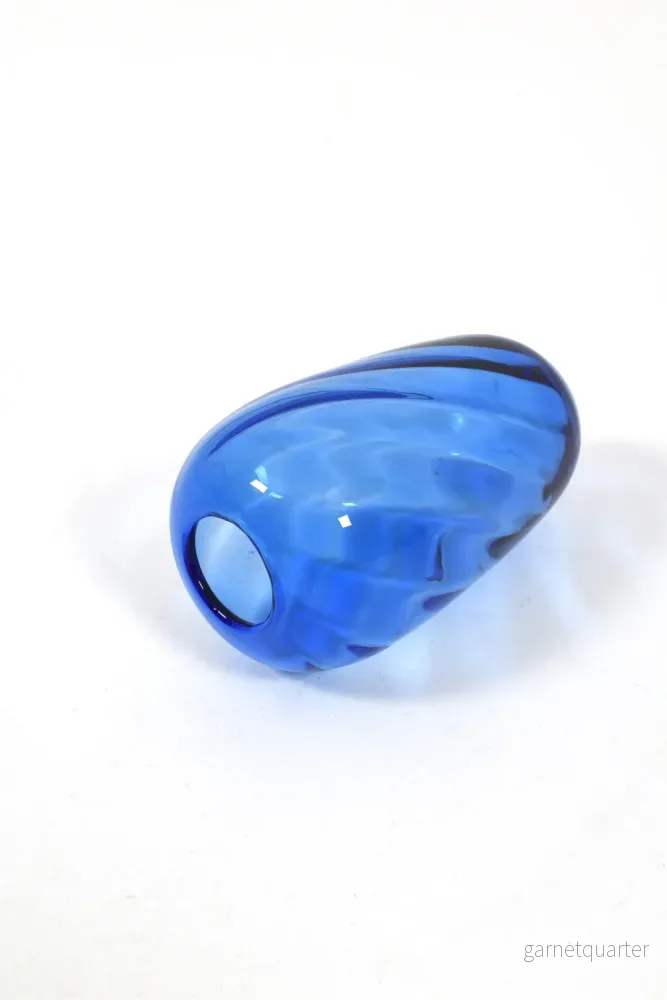 Blå glasvas, Reijmyre Glasbruk - Bild 2