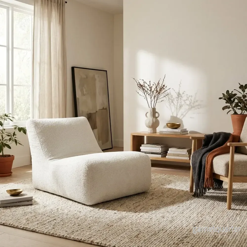 Sittsäck Lounge 100 Madu White