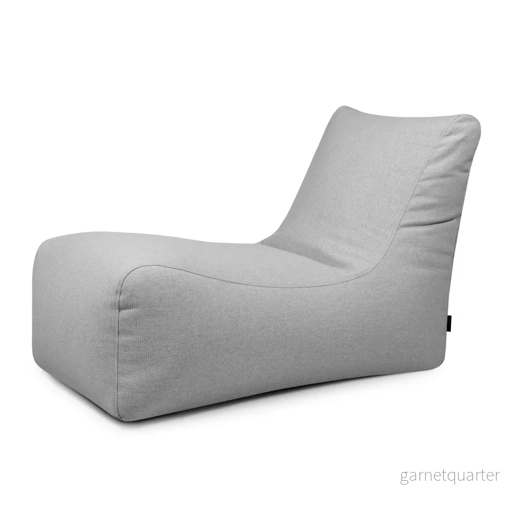 Sittsäck Lounge Dunẽs White Grey Sittsäck Lounge Dunẽs White Grey