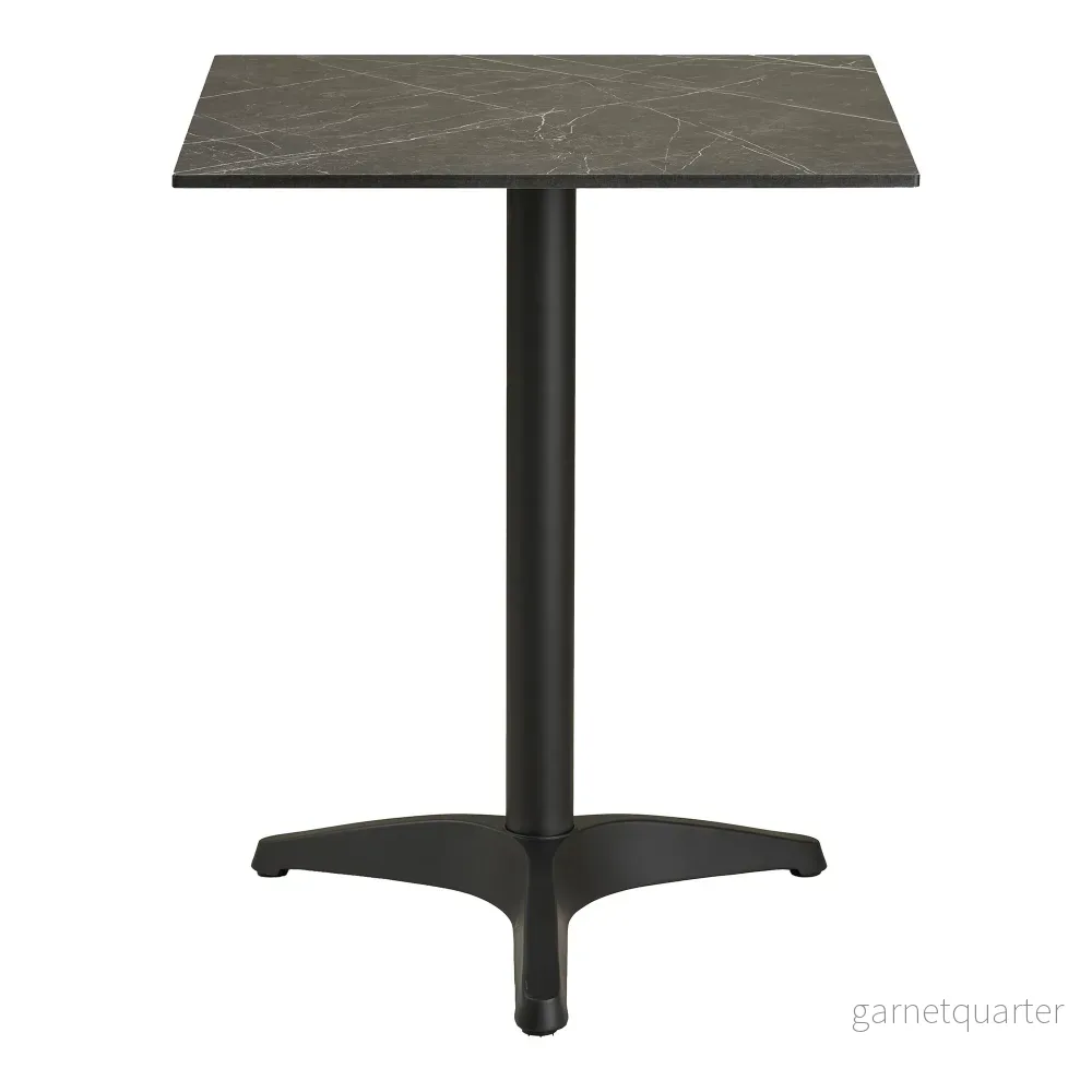 House Nordic Bistro cafébord mörkgrå/svart 60 × 60 cm