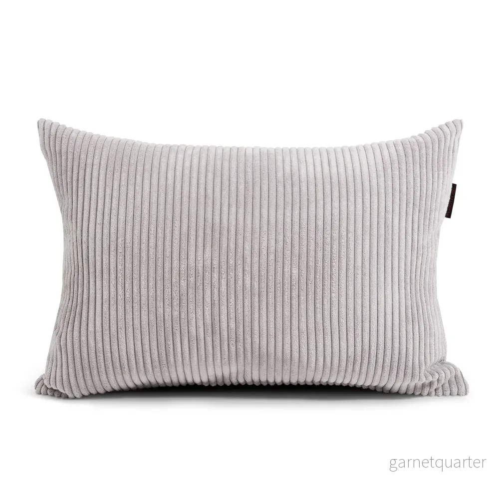 Dekorationskudde i manchester 65×45 cm White grey Dekorationskudde i manchester 65×45 cm White grey