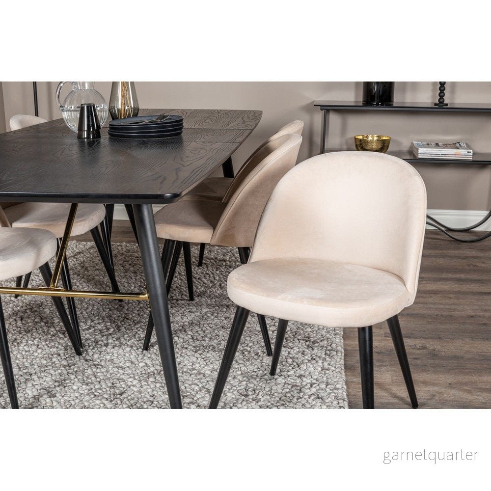 Venture Home Matstol Velvet 2-pack - Bild 2