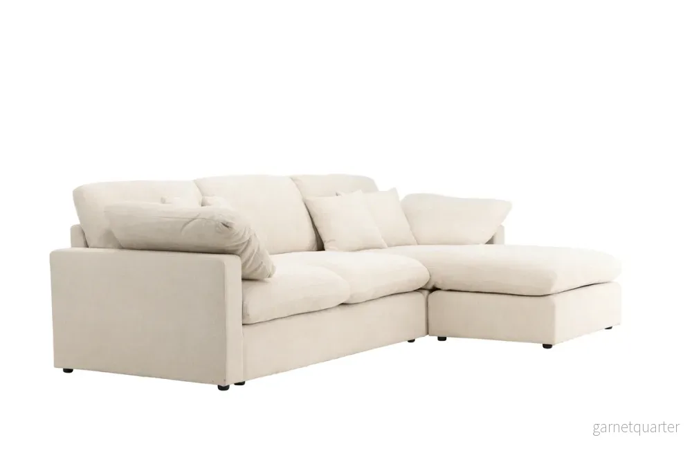 Amalfi hörnsoffa, beige - Bild 3
