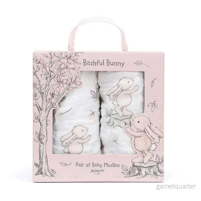 Jellycat Bashful Pink Bunny Snuttefilt