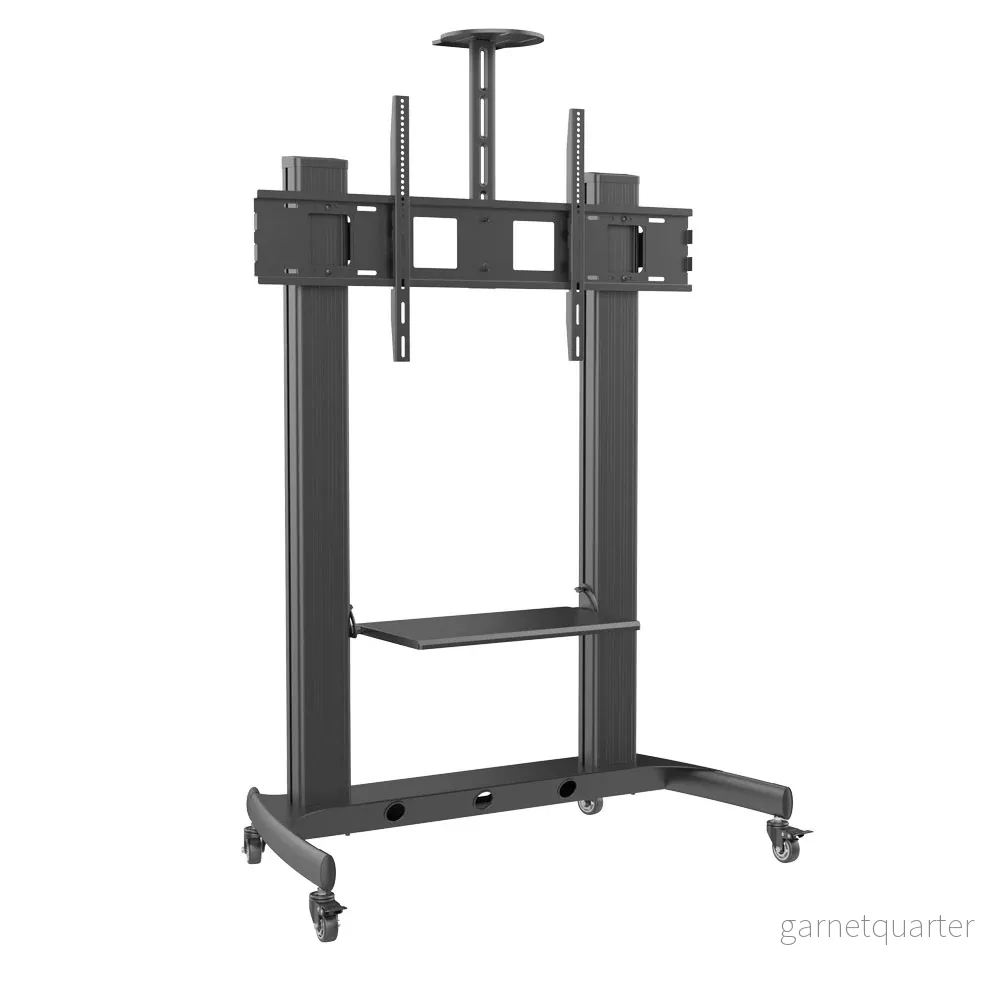 Wolff Mount Stor universell rullbar presentationshållare |Max 150KG |Skärmar upp till 110 tum |VESA 600×400