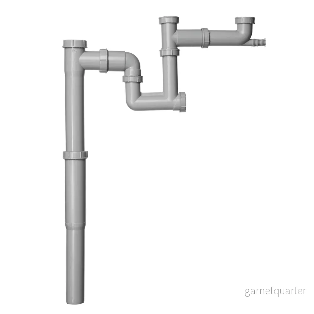 Contura Steel Vattenlås för dubbellåda med teleskopsrör, T-förbindning Contura Steel Vattenlås för dubbellåda med teleskopsrör, T-förbindning
