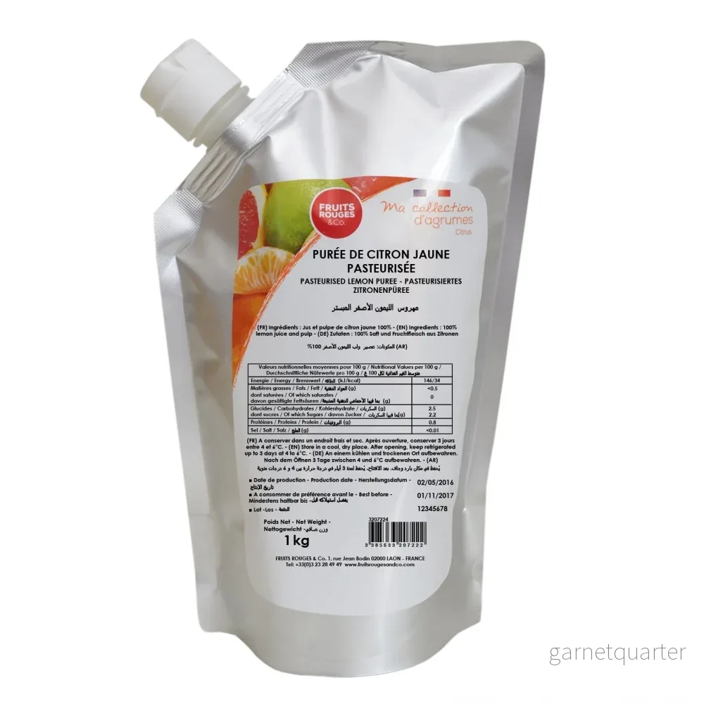 Citronpuré 1kg – Fruits Rouges & Co Citronpuré 1kg – Fruits Rouges & Co