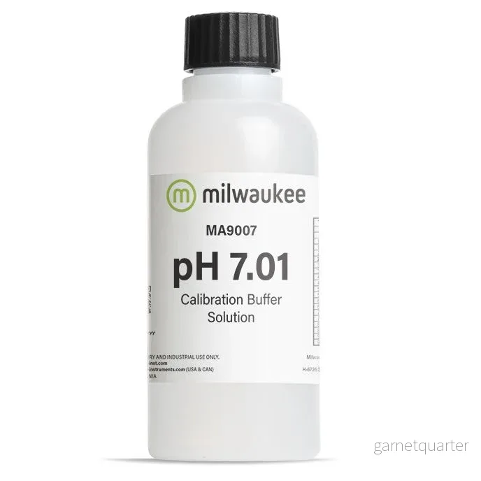 230ml flaska med kalibreringsvätska / buffert pH 7.01 – Milwaukee 230ml flaska med kalibreringsvätska / buffert pH 7.01 – Milwaukee