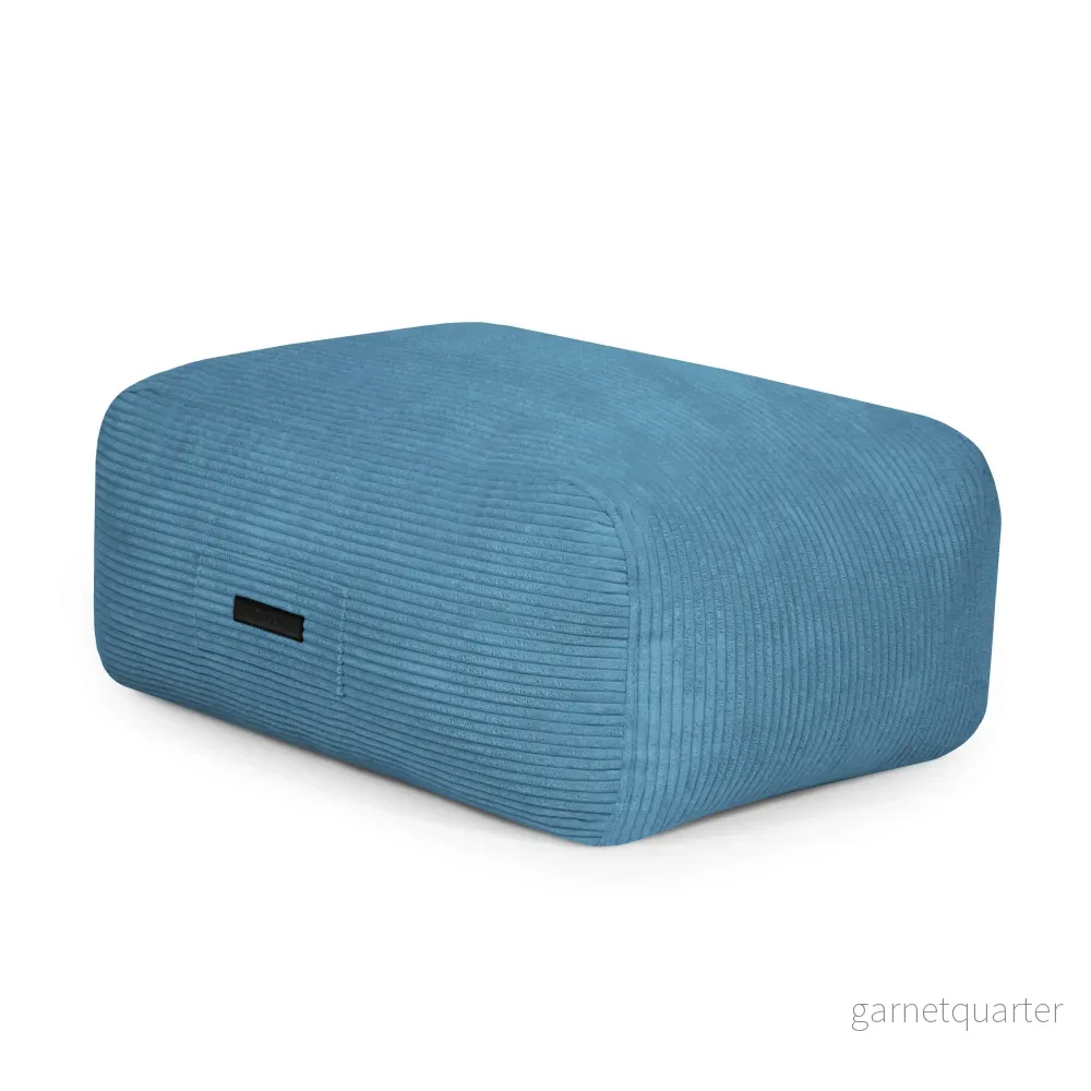 Barnfåtölj  Sittsäck Snug Sittpuff 83 Waves Petrol