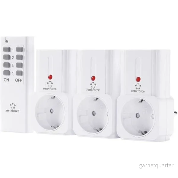 Renkforce 433MHz Fjärrströmbrytare 3 st – Smartplug
