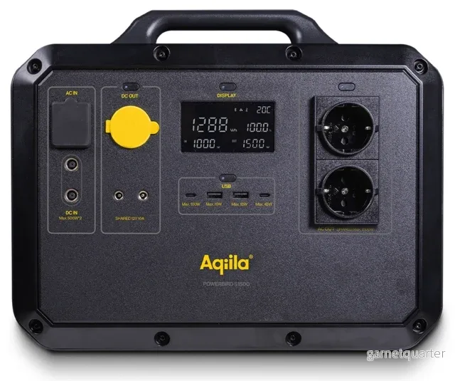 Aqiila Powerbird S1500 – Kraftstation nödbatteri - Bild 2