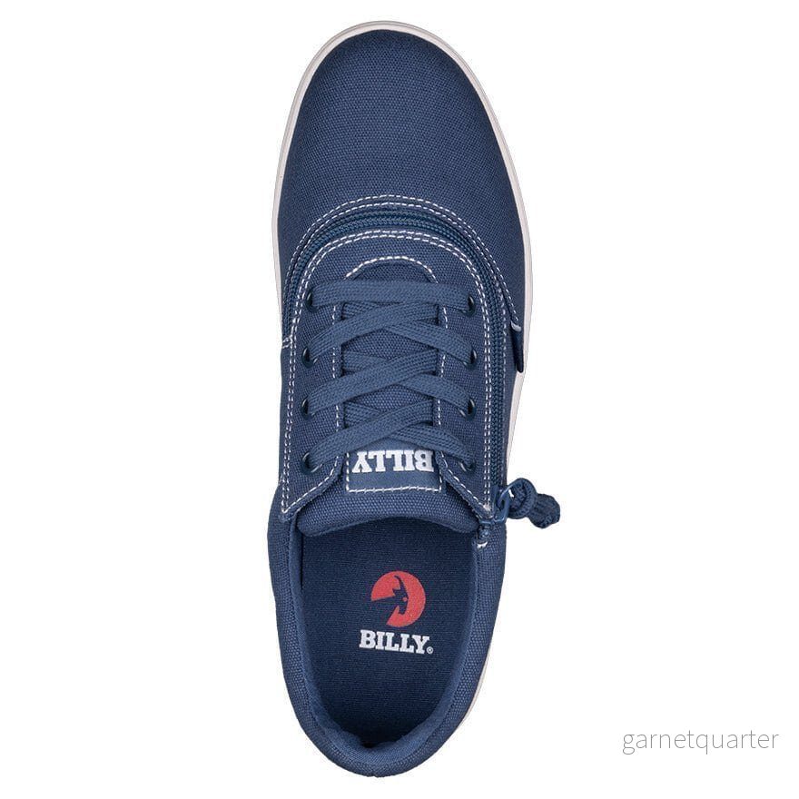 BILLY - Zip skor/sneaker för sport och aktivitet. BRED modell. Stötdämpande! Blå - Bild 3
