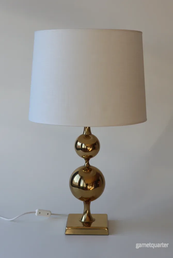 Bordslampa i mässing 1970-tal Nr B374