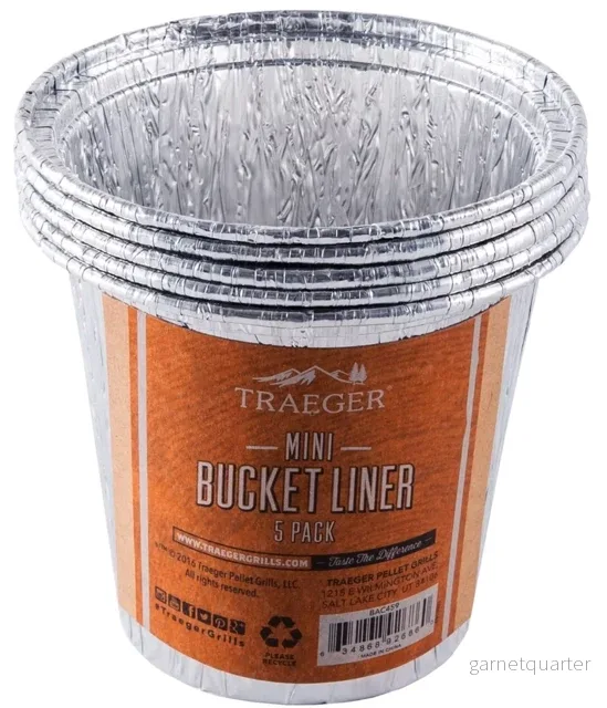 Traeger Mini Bucket Liner 5-pack – Dropphink