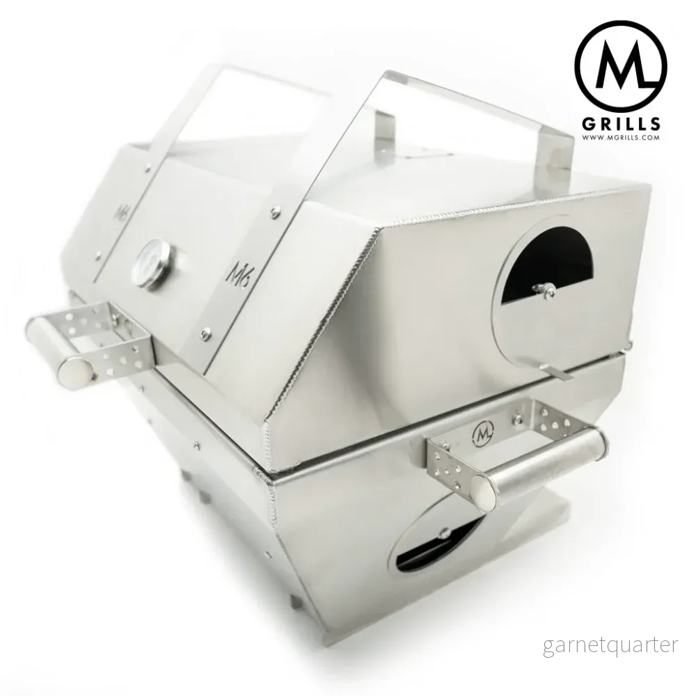 M16 Cookoff Grill, stainless steel - M-Grills - Kolgrill med temperaturkontroll - Bild 2