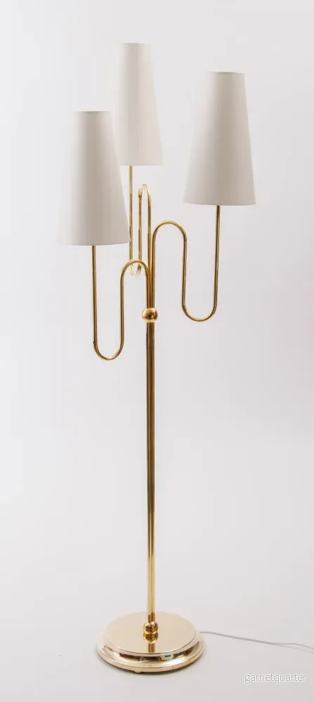 Golvlampa i mässing Nr C110