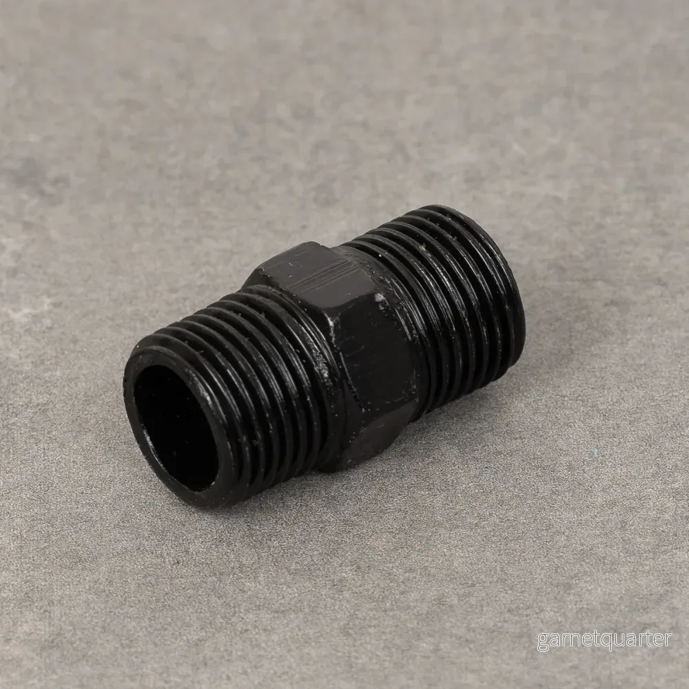 Dubbelnippel - 20 mm - Svartlackerad - Bild 3